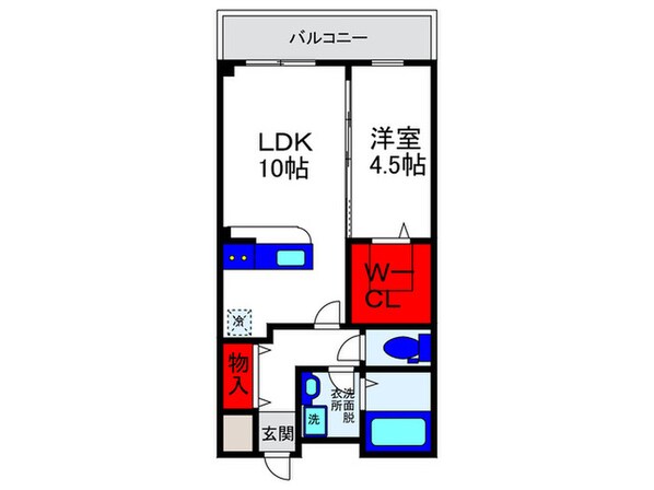 CoLaBo曽根駅前の物件間取画像